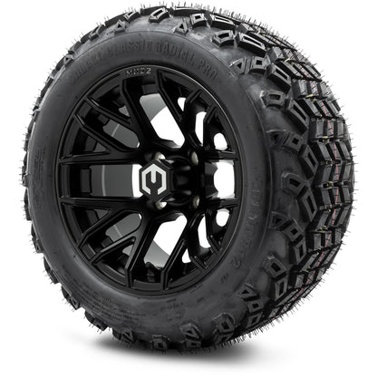 MODZ® 12" Matrix Matte Black Wheels & Off-Road Tires Combo