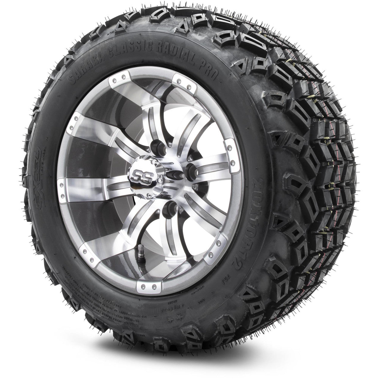 MODZ® 12" Tempest Gunmetal Wheels & Off-Road Tires Combo