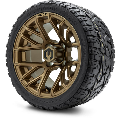 MODZ® 12" Matrix Matte Bronze Wheels & Off-Road Tires Combo