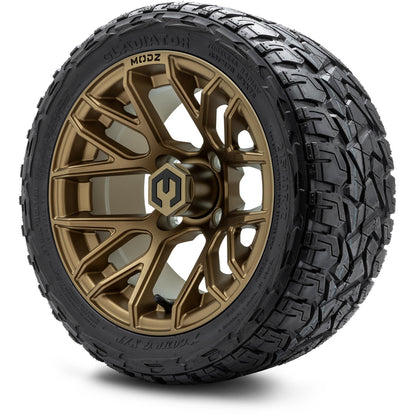 MODZ® 12" Matrix Matte Bronze Wheels & Off-Road Tires Combo