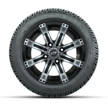 12” GTW Tempest Black and Machined Wheels with Excel Lo-Profile Street Tires – Set of 4