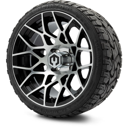 MODZ® 14" Blitz Machined Black Wheels & Off-Road Tires Combo