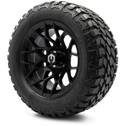 MODZ® 14" Blitz Matte Black Wheels & Off-Road Tires Combo