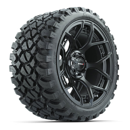 Set of (4) 15" MadJax® Flow Form Evolution Matte Black Wheels with GTW® Nomad Off Road Tires