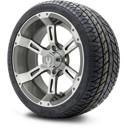 MODZ® 14" Ambush Gunmetal Wheels & Street Tires Combo
