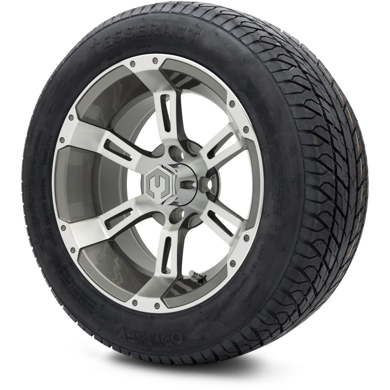 MODZ® 14" Ambush Gunmetal Wheels & Street Tires Combo