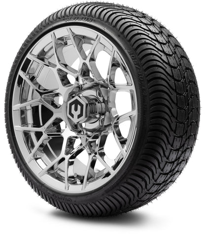 MODZ® 14" Blitz Chrome Wheels & Street Tires Combo