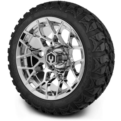 MODZ® 14" Blitz Chrome Wheels & Off-Road Tires Combo