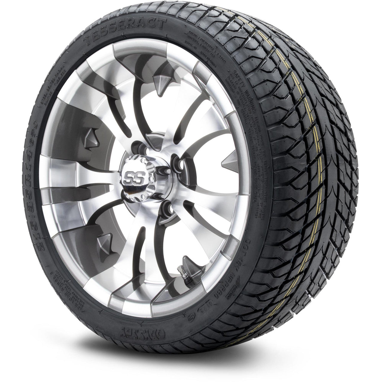 MODZ® 14" Vampire Gunmetal Wheels & Street Tires Combo