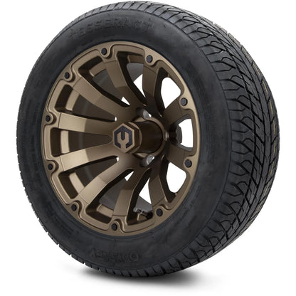 MODZ® 14" Bomber Matte Bronze Wheels & Street Tires Combo