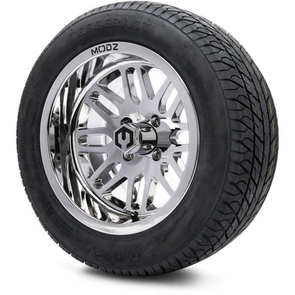 MODZ® 14" Mayhem Chrome Wheels & Street Tires Combo