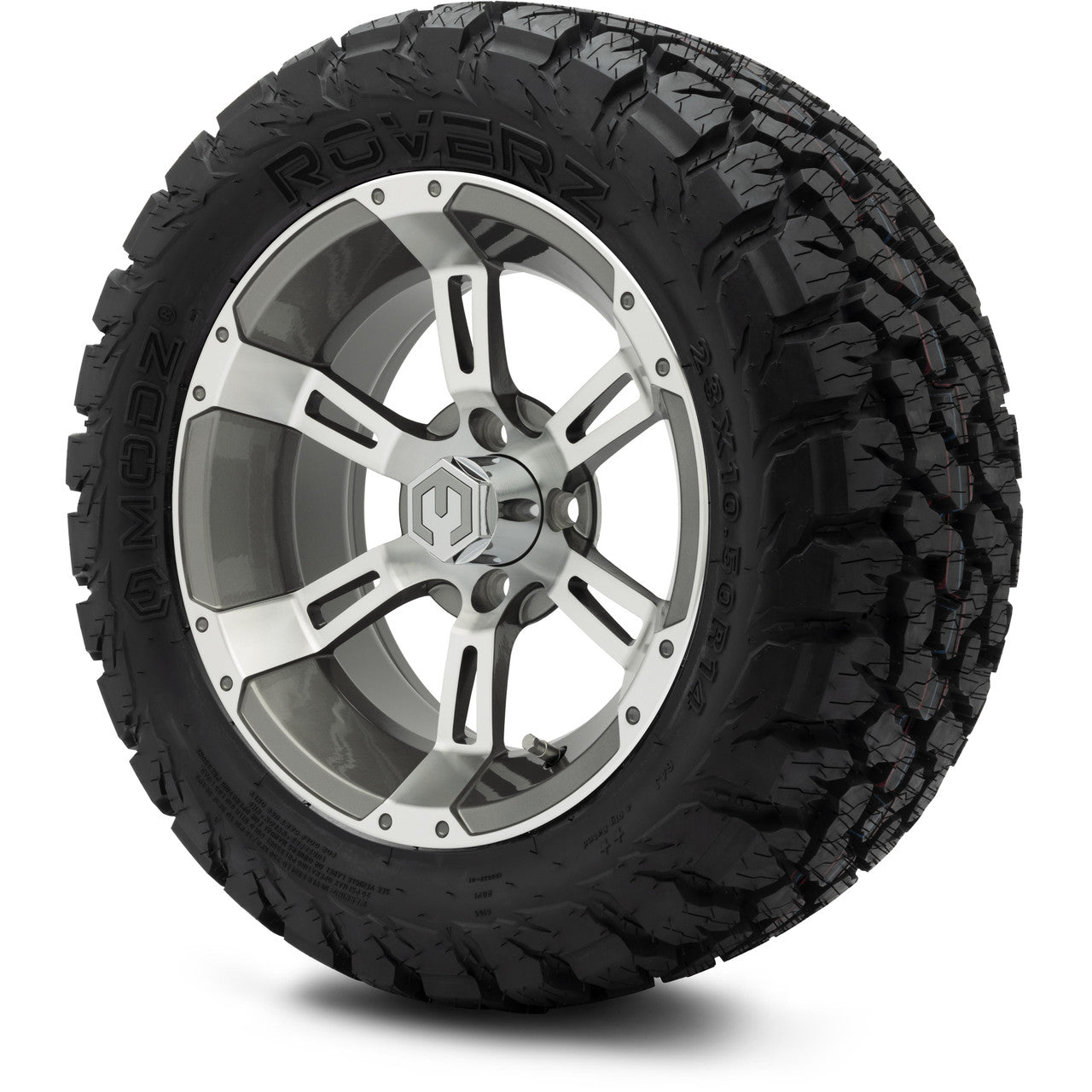 MODZ® 14" Ambush Gunmetal Wheels & Off-Road Tires Combo