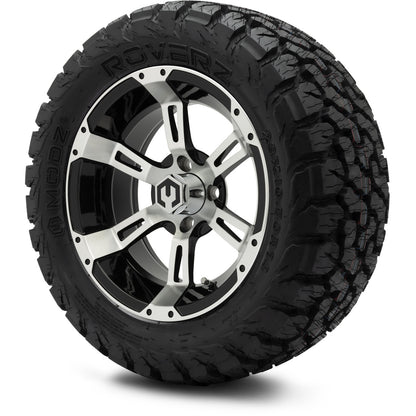 MODZ® 14" Ambush Machined Black Wheels & Off-Road Tires Combo