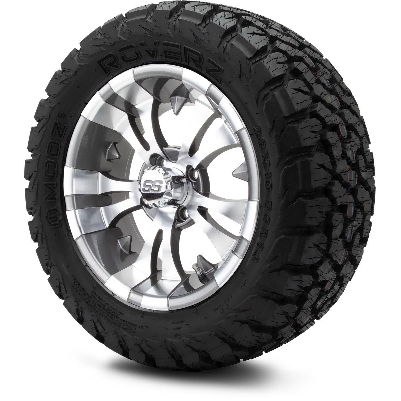 MODZ® 14" Vampire Gunmetal Wheels & Off-Road Tires Combo