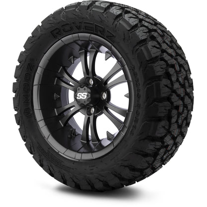 MODZ® 14" Vampire Matte Black Wheels & Off-Road Tires Combo