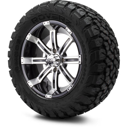 MODZ® 14" Tempest Machined Black Wheels & Off-Road Tires Combo