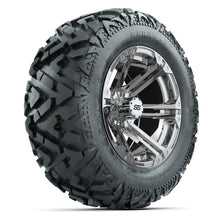 GTW Specter Chrome 14 in Wheels with 25x10-14 Barrage Mud Tires – Full Set