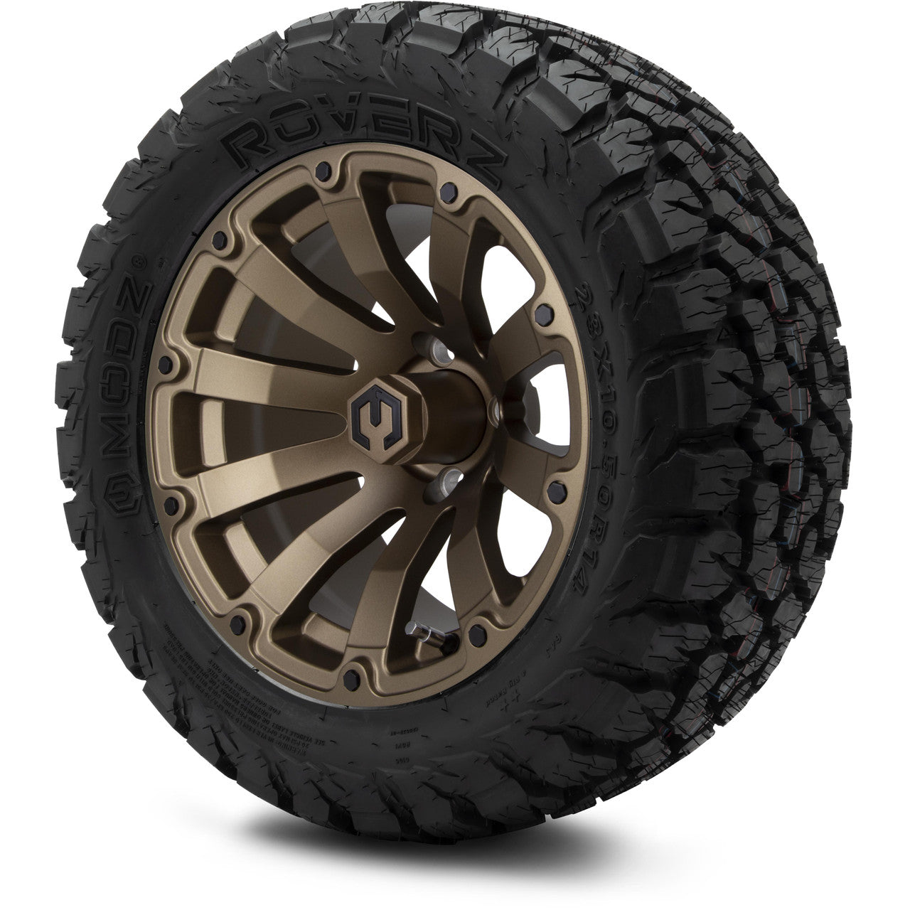 MODZ® 14" Bomber Matte Bronze Wheels & Off-Road Tires Combo
