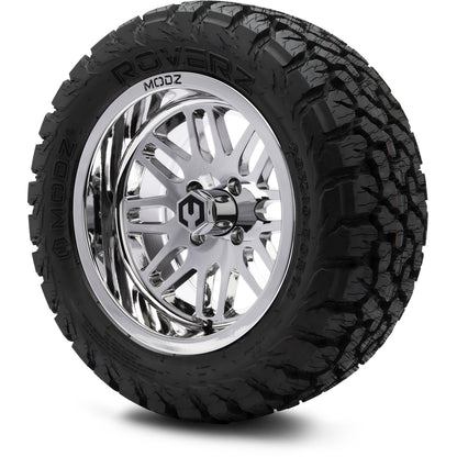 MODZ® 14" Mayhem Chrome Wheels & Off-Road Tires Combo