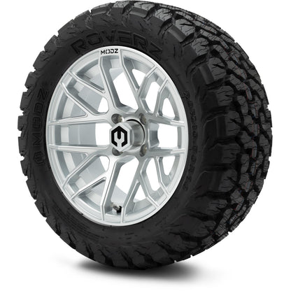 MODZ® 14" Matrix Silver Wheels & Off-Road Tires Combo