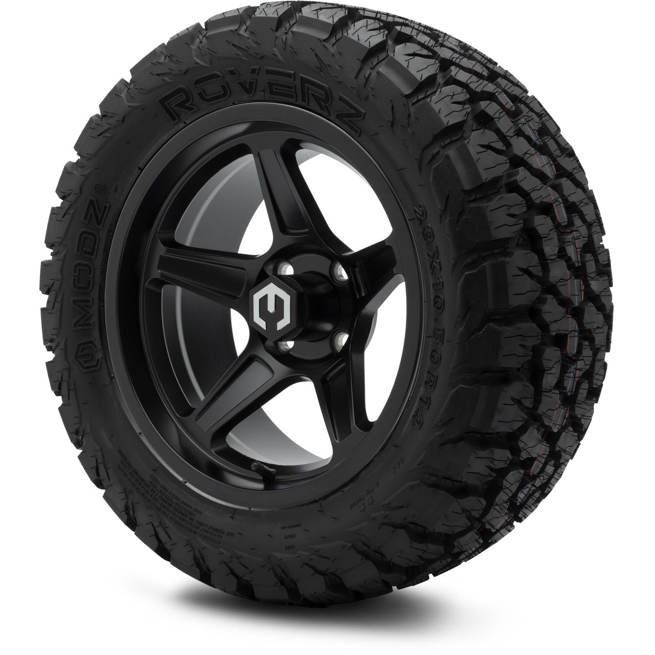 MODZ® 14" Drift Matte Black Wheels & Off-Road Tires Combo