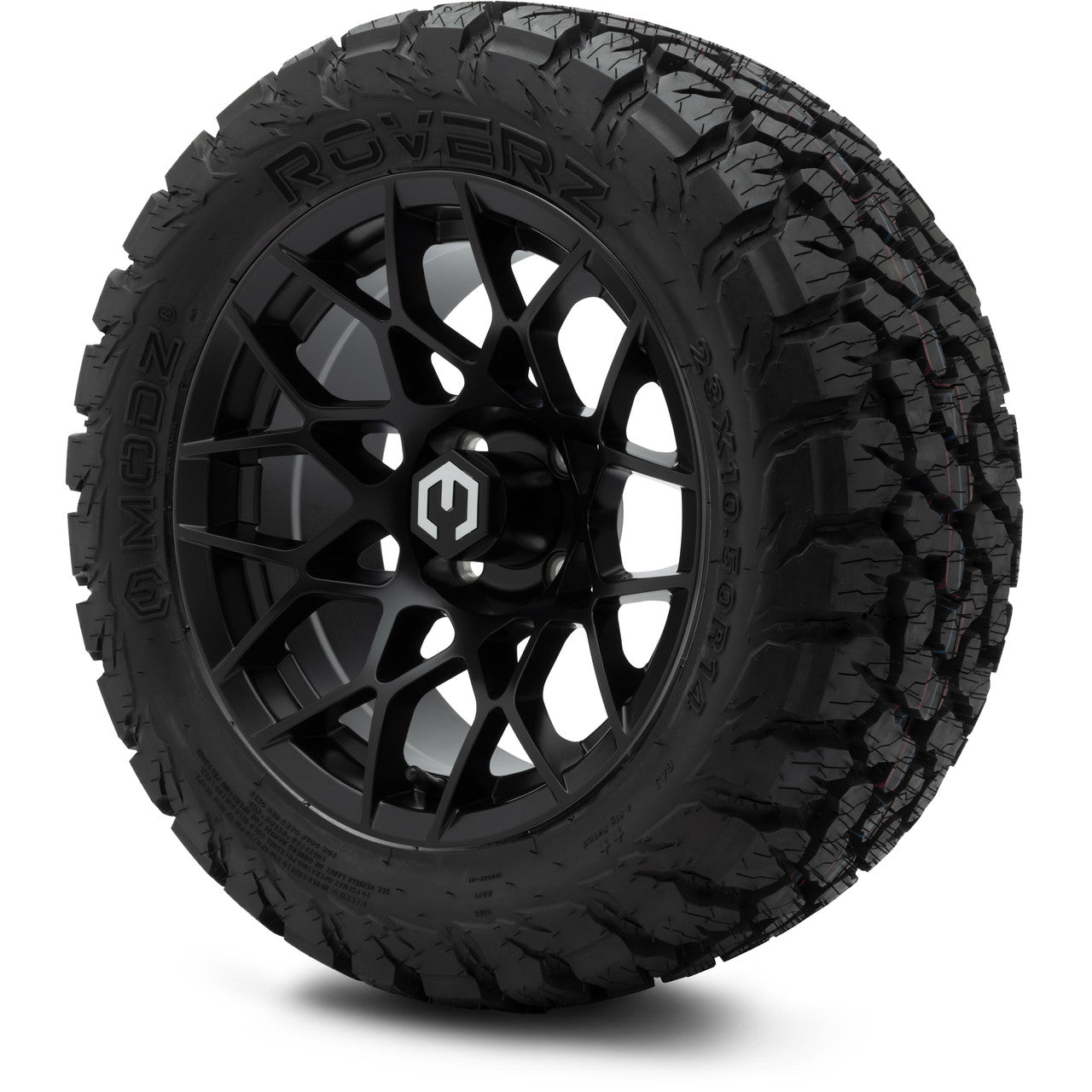 MODZ® 14" Blitz Matte Black Wheels & Off-Road Tires Combo
