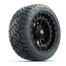 GTW Barricade Gloss Black 14 in Wheels with 23x10.00-R14 Maverick All-Terrain Tires – Full Set