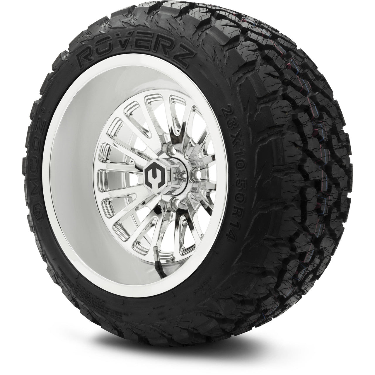 MODZ® 14" Assassin Chrome Wheels & Off-Road Tires Combo