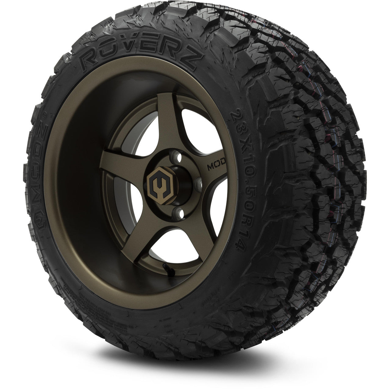 MODZ® 14" Maverick Matte Bronze Wheels & Off-Road Tires Combo