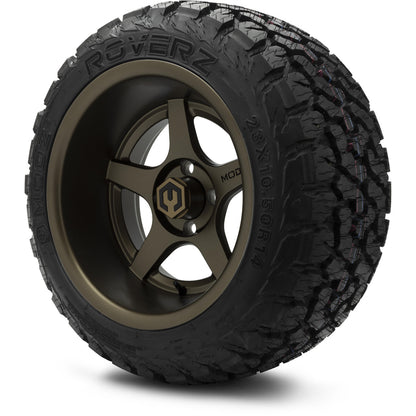 MODZ® 14" Maverick Matte Bronze Wheels & Off-Road Tires Combo