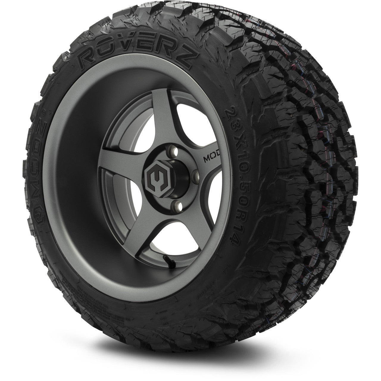 MODZ® 14" Maverick Matte Gunmetal Wheels & Off-Road Tires Combo