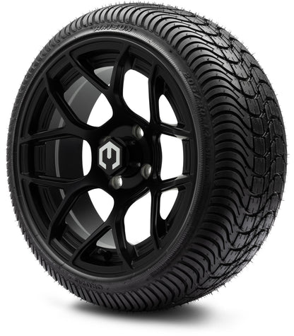 MODZ® 14" Renegade Matte Black Wheels & Street Tires Combo
