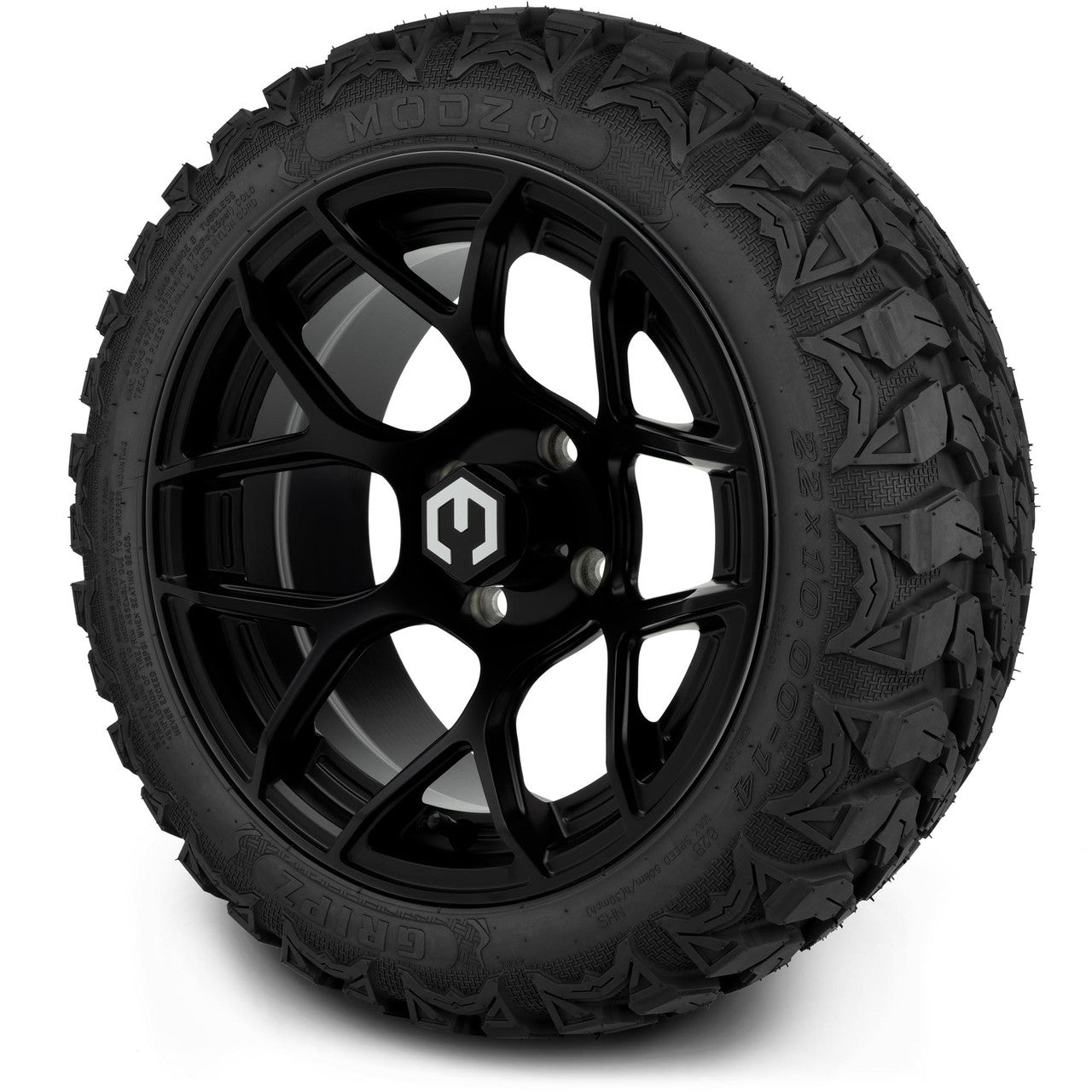MODZ® 14" Renegade Matte Black Wheels & Off-Road Tires Combo