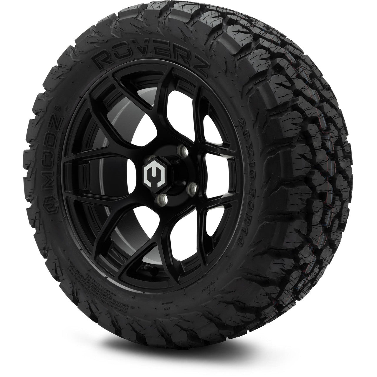 MODZ® 14" Renegade Matte Black Wheels & Off-Road Tires Combo
