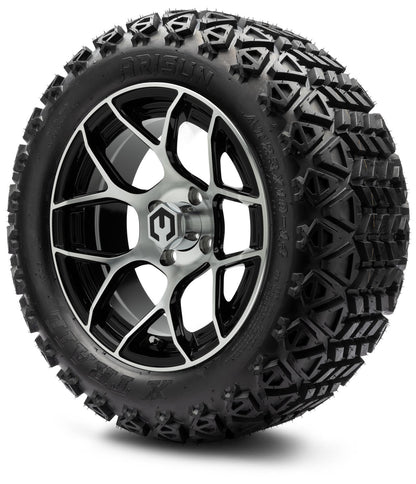 MODZ® 14" Renegade Machined Black Wheels & Off-Road Tires Combo