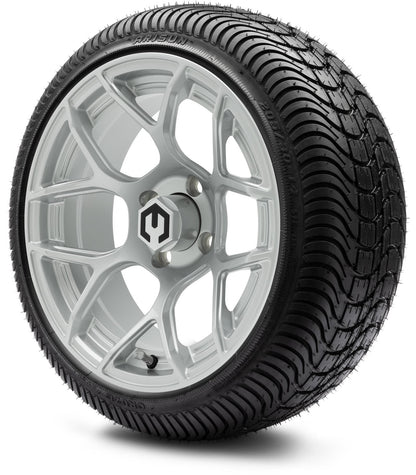 MODZ® 14" Renegade Silver Wheels & Street Tires Combo