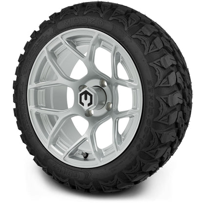 MODZ® 14" Renegade Silver Wheels & Off-Road Tires Combo