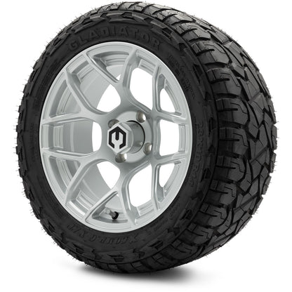 MODZ® 14" Renegade Silver Wheels & Off-Road Tires Combo