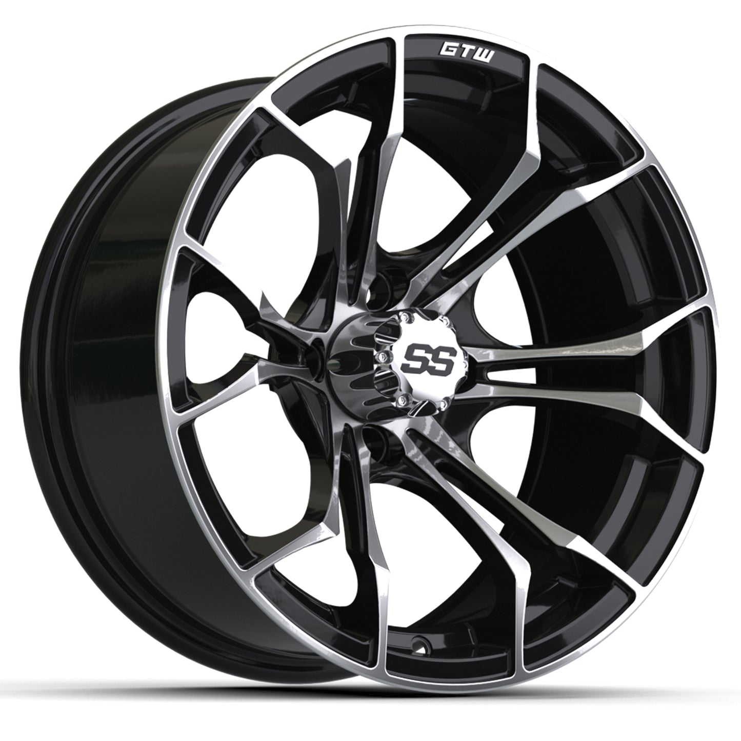 15'' GTW® Spyder Gloss Black Wheel