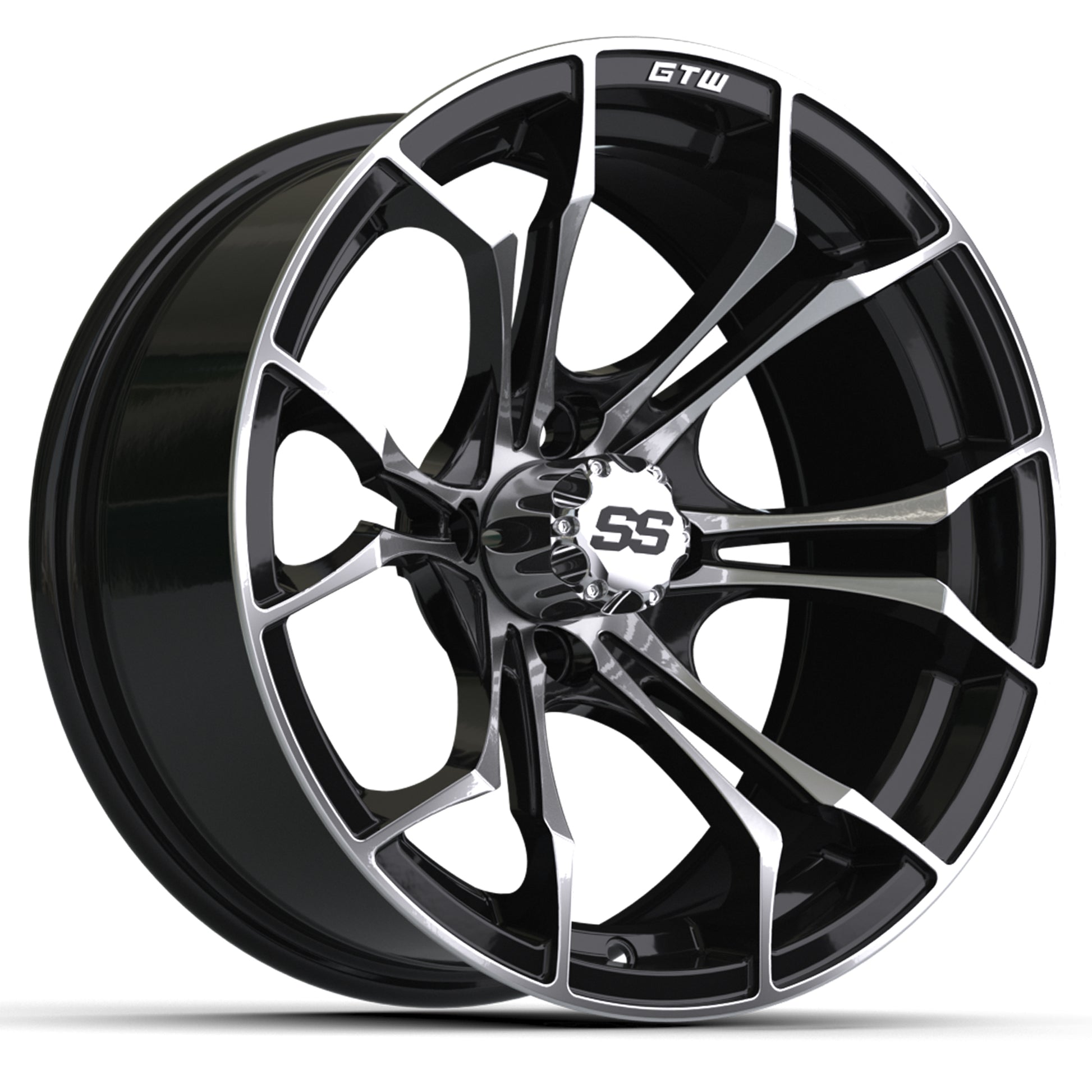 15'' GTW® Spyder Gloss Black Wheel