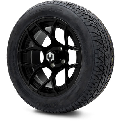 MODZ® 14" Renegade Matte Black Wheels & Street Tires Combo