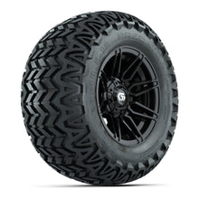 GTW® Stealth Gloss Black 12 in Wheels with 23X10.5-12 Predator All-Terrain Tires – Full Set