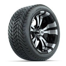 14” GTW Vampire Black and Machined Wheels with GTW Mamba Street Tires – Set of 4