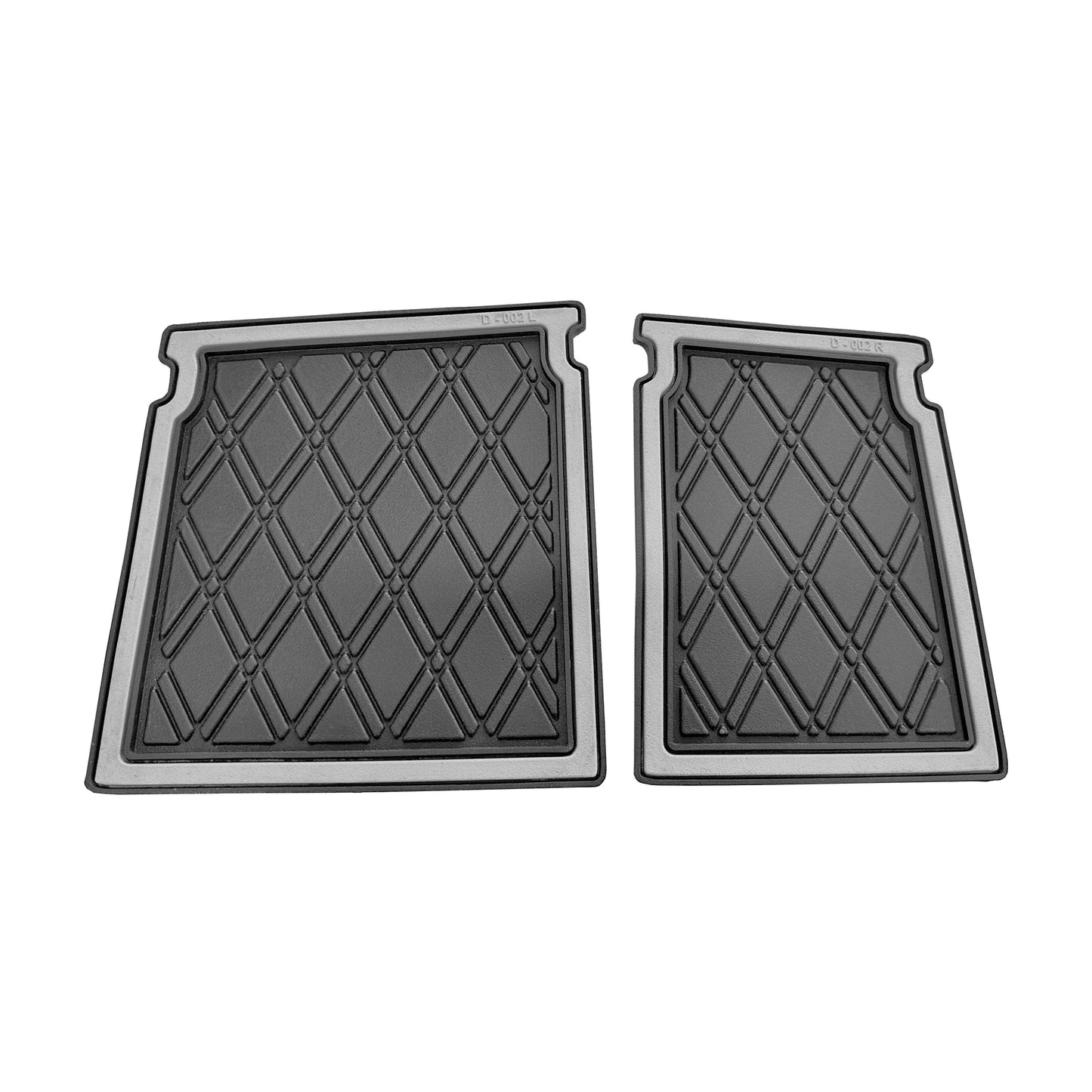 Xtreme Dash Mats for EZGO RXV 2008-2023 - Black/Gray