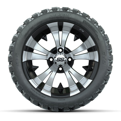 Set of (4) 14 in GTW Vampire Wheels with 23x10-14 GTW Nomad All-Terrain Tires