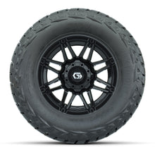 GTW Stealth Gloss Black 12 in Wheels with 23x10.00-R12 Maverick All-Terrain Tires – Full Set