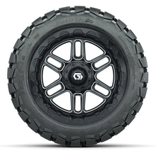 GTW Titan Black/Machined 14 in Wheels with 22X10-14 Timberwolf All-Terrain Tires – Full Set