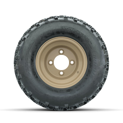 GTW Steel Stone Grey Centered 8 in Wheels with 18x9.50-8 Rogue All Terrain Tires – Full Set