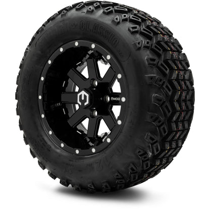 MODZ® 12" Assault Glossy Black with Ball Mill Wheels & Off-Road Tires Combo