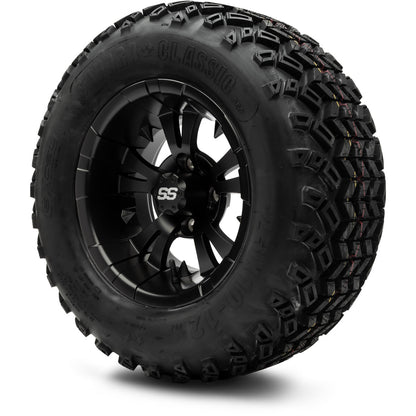 MODZ® 12" Vampire Matte Black Wheels & Off-Road Tires Combo